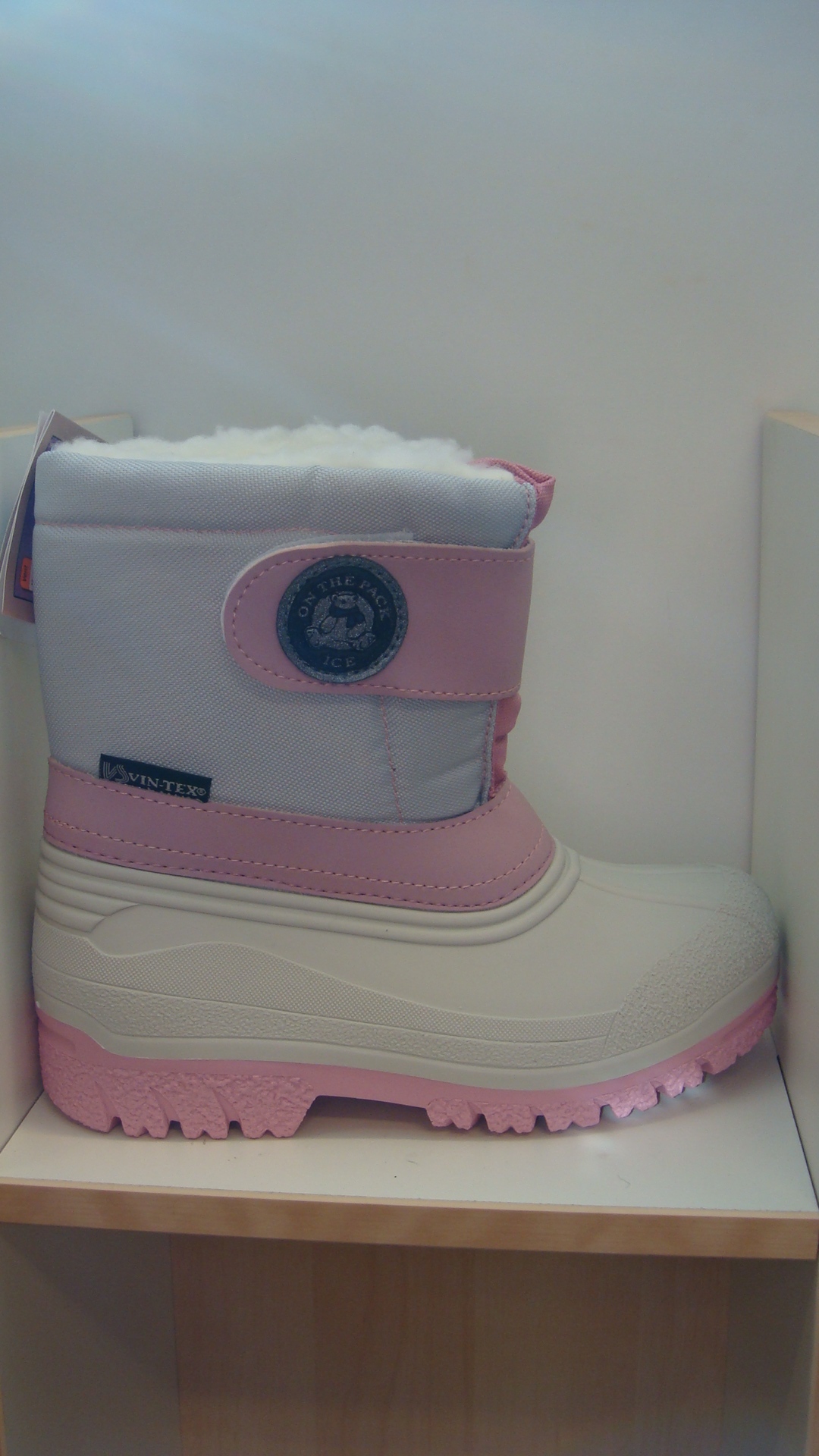 Snowjogging, rosa/vit - 2