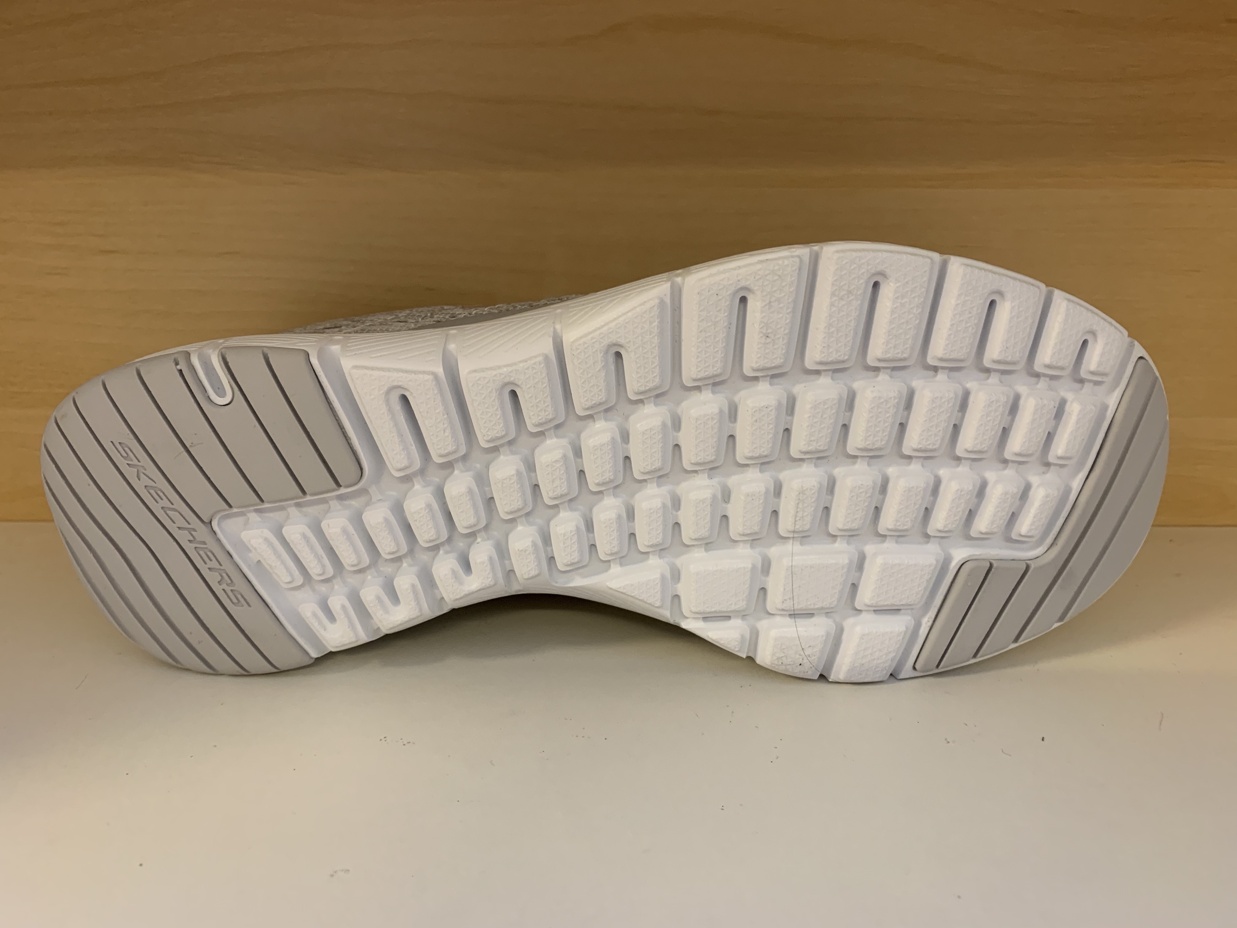 Skechers Womens Flex Appeal med Memory Foam innersula. Ljusgrå. - 3