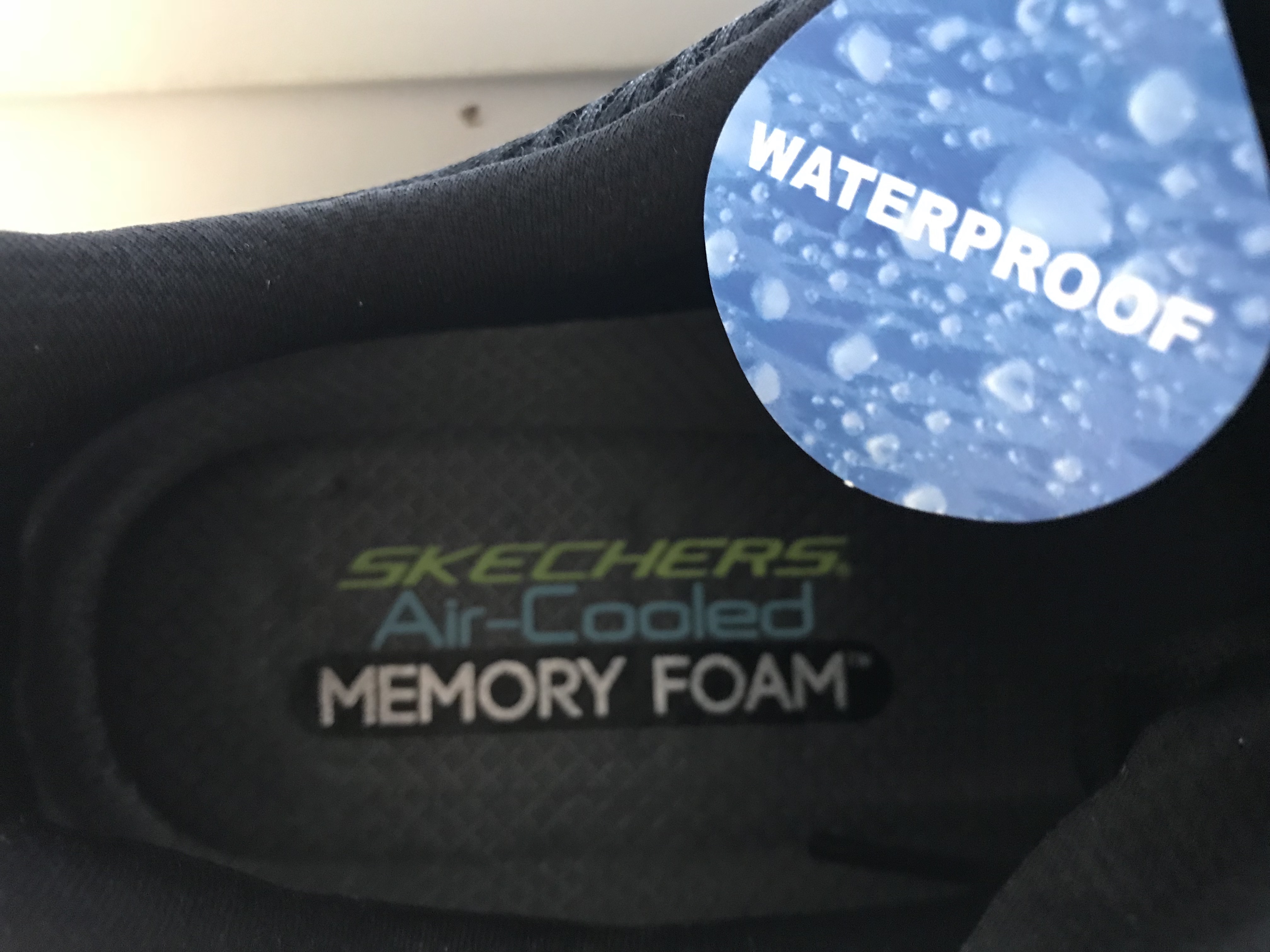 SKECHERS Herrsko.  Waterproof material. Med Memory  Foam innersula. Snörning. - 3