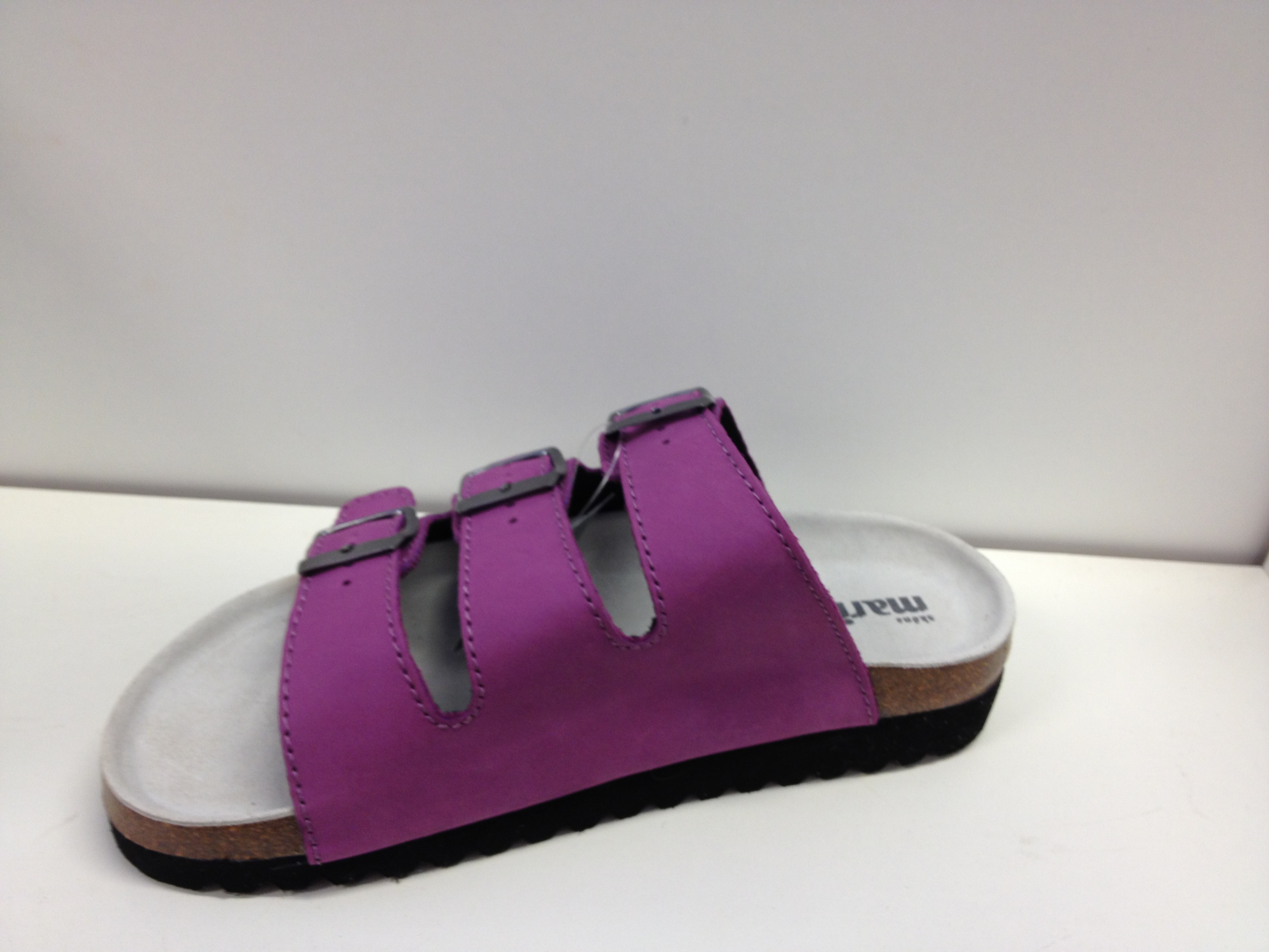 Sköna Marie biosandal i lila nubuck - 2