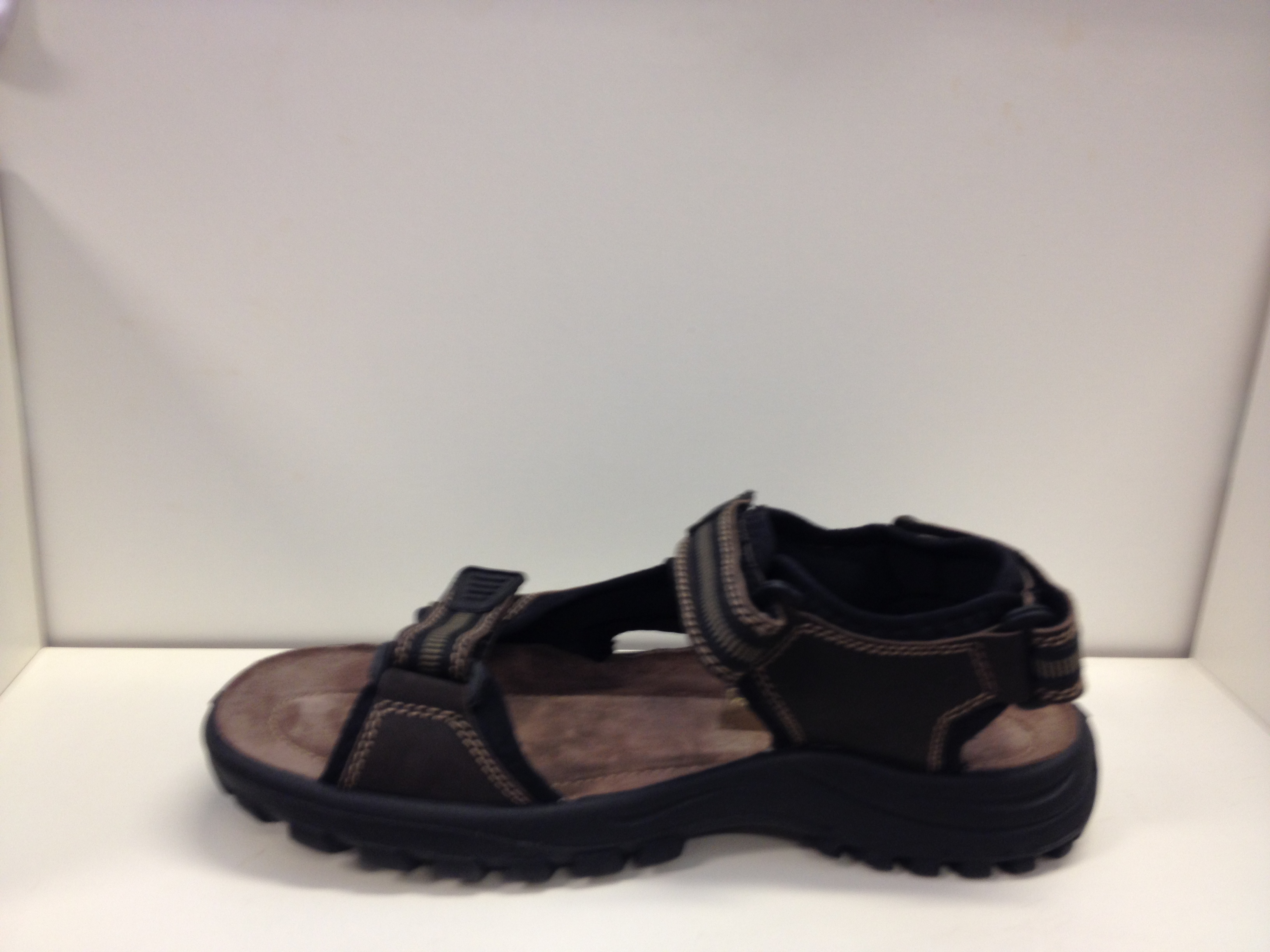 Superskön brun sandal i herrstorlekar - 2
