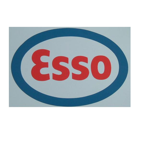 Esso Classic Dekal Stor. (14,5x11 cm)