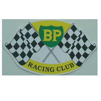 BP Racing Club Decal Flag (14x9 cm)