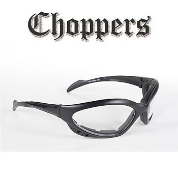 Choppers Reiten Sonnenbrille gepolstert klare Gläser.