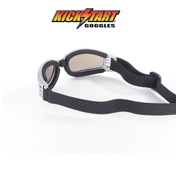 Kickstart Nomad Goggle solbriller med blå speilglass. - 3