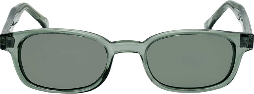 X-KDs The Original Bikers Green monture transparente / verre polarisé vert - 2