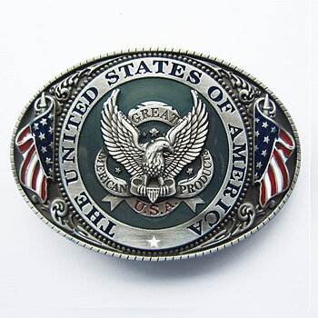 The United States Of America Buckle. (9,5x6,5 cm)