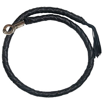 Get Back Leather Whip MC Black.