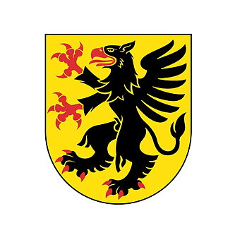 Södermanland Landskapsvapen Brodyrmärke.