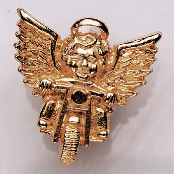Schutzengel Pin Gold. (2,5 cm)