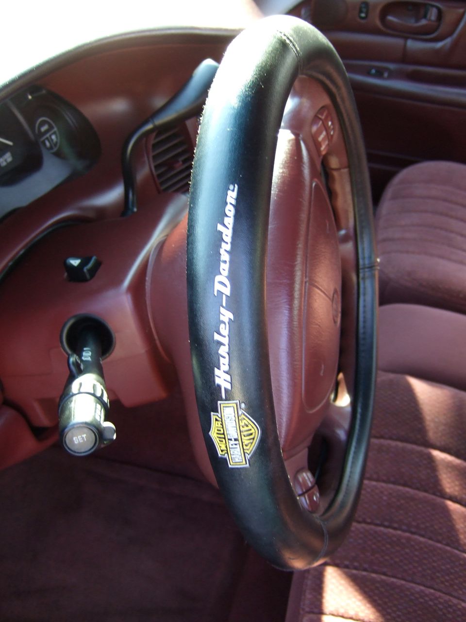 Harley Davidson®Steering Whell Cover Rattöverdrag. - 3