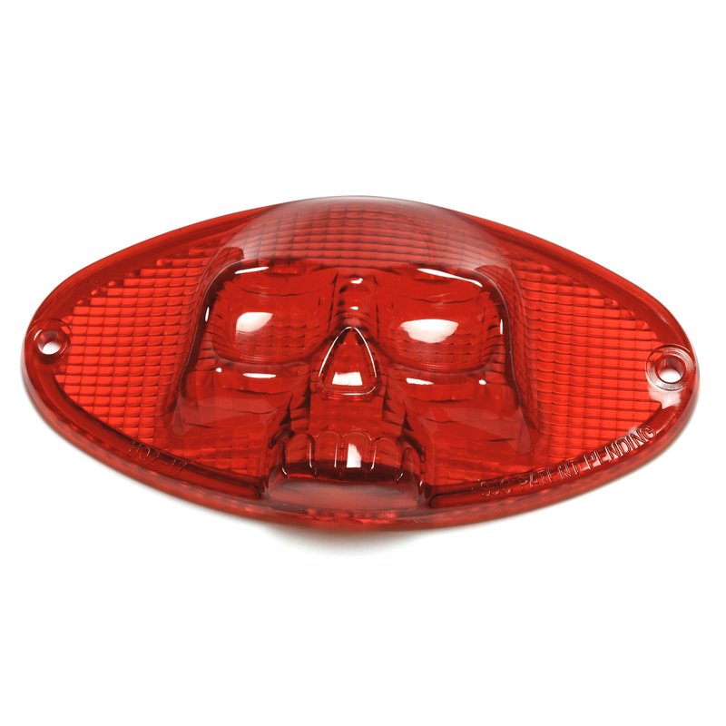 12V Led Cat Eye Taillight Chrome With Transparent Lens. - 4