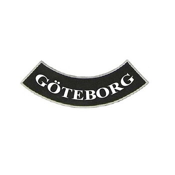 Göteborg XL Patch broderimerke (30x7 cm)