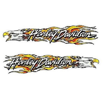 Harley-DavidsonEagle Flame Big Set Dekaler.