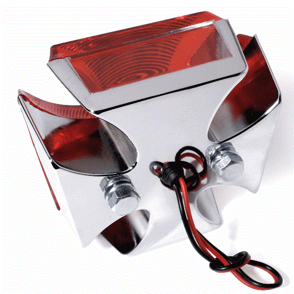 Mini Iron Cross Tail Light fits Hot Rod Chopper Harley Suzuki Bike