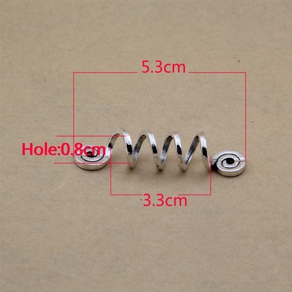 Hårsmykke Viking Spiral Medium (6 cm.) - 3