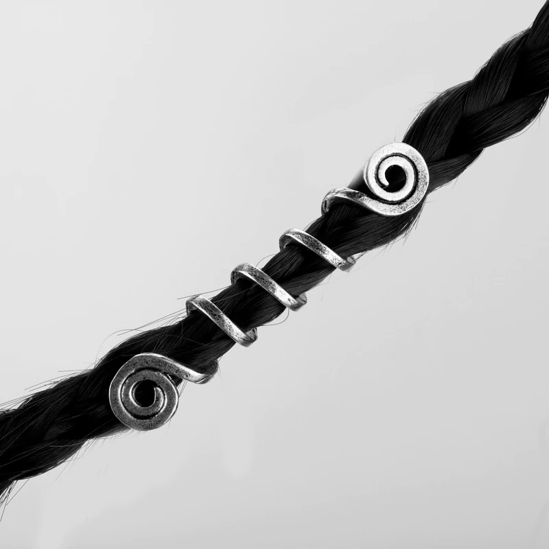 Hårsmykke Viking Spiral Medium (6 cm.) - 2