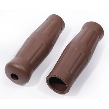 Braun Nostalgic Style Rubber Grip Set Handle für MC.