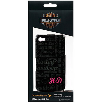 Harley Davidson Logo Polycarbonate Case for iPhone 4 & 4S