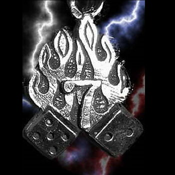 Guardian Blixtlåsdragare Flaming Lucky 7 Dice.
