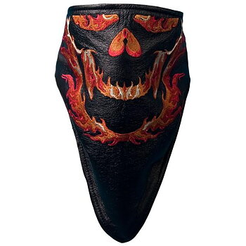 Blackout Skull Fleese Lined Hals- & Nackvärmare.