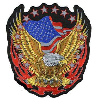 Eagle & Stars Patch Big Embroidery Patch (28x31,5 cm )