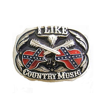 Western Country Rebel Music Buckles.