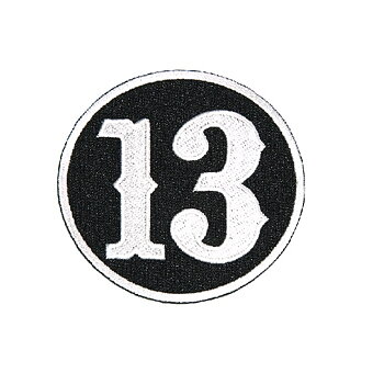 Circle 13 Patch Brodyrmärke. (Ø 8 cm.)