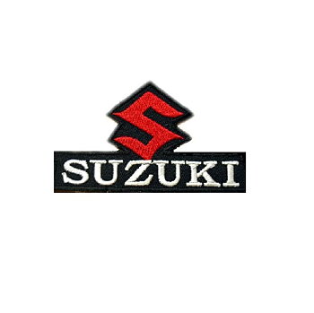 Suzuki Motorräder Aufnäher Stickerei Abzeichen (11x5,5cm)