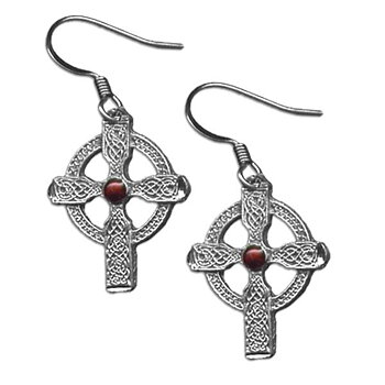 Örhängen Celtic Cross. (20x15 mm)