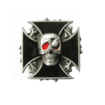 Iron Cros One Eye Buckle. (8x8 cm)