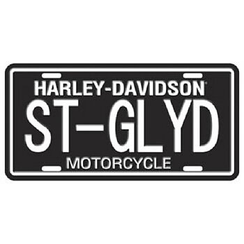 Harley Davidson Nummernschild Street Glide.