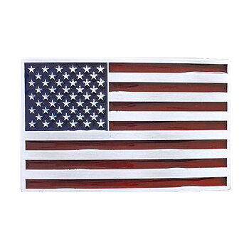 The United States Of America Flag Buckle. (9x6 cm)