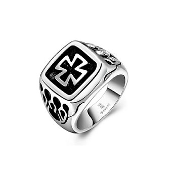 Iron Cross Flame Ring