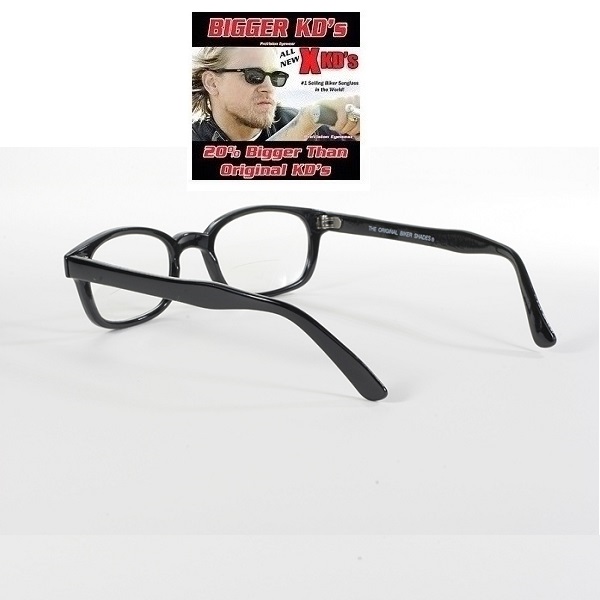 X-KD är 20 procent större än originalets KD:s  Bikers  Readers Glasses Clear Sol- & Läsglasögon Styrka 2,5 - 4