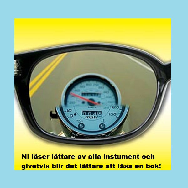 X-KD är 20 procent större än originalets KD:s  Bikers  Readers Glasses Clear Sol- & Läsglasögon Styrka 2,5 - 6