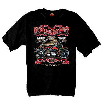 Ol Bikes & Whiskey Black T-shirt!
