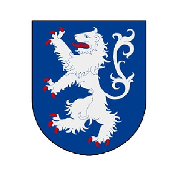 Halland Landskapsvapen Brodyrmärke.
