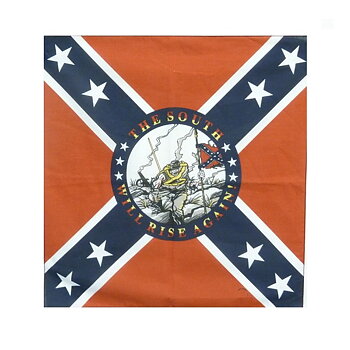 Snusskjerf Rebel The South Will Raise Again Bandana (52x52 cm)