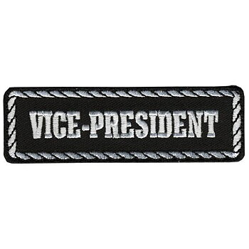 Vice-President Patch embroidery badge (11x3 cm)