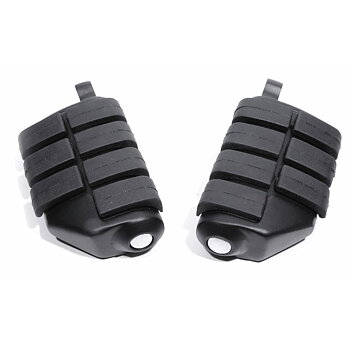Dually Foot Pegs Black For Harley-Davidson Dyna, Softail, Sportster.