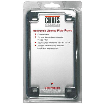 Motorcycle Licens Plate Frame. Nummerskyltsram.