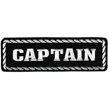 Captain Patch embroidery badge (11x3 cm)