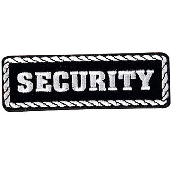 Security Patch embroidery badge (11x3 cm)