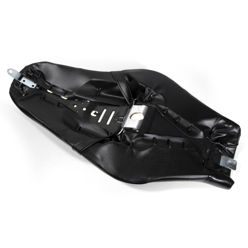 Black Seat Crocodile Leather Look. - 4