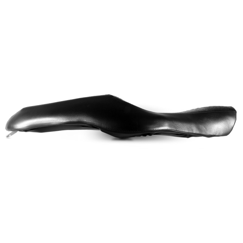 Black Seat Crocodile Leather Look. - 3
