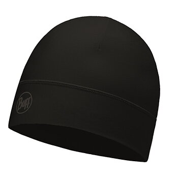 BUFF Microfibre 1 Layer Hat Solid Black.