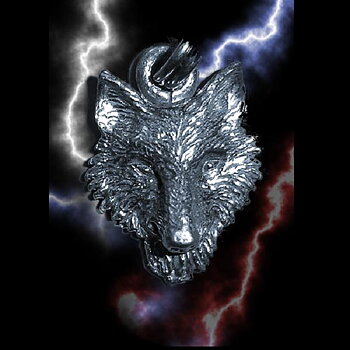 Guardian Zipper puller Wolf.