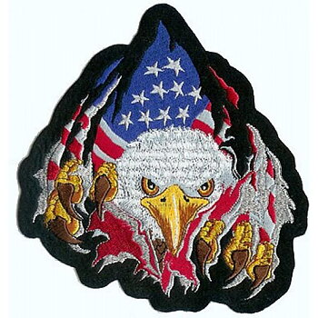 US Angry Eagle Big Patch Brodyrmärke (26,5x24 cm)