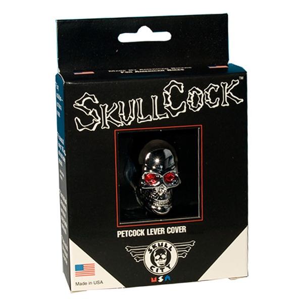 Skull Petcock für Harley Davidson Benzinregler. - 3